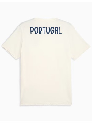 Portugal t-shirt décontracté pour adulte uniforme d'entraînement blanc spécial pour hommes vêtements de sport de football hauts de football chemise de sport 2025-2026